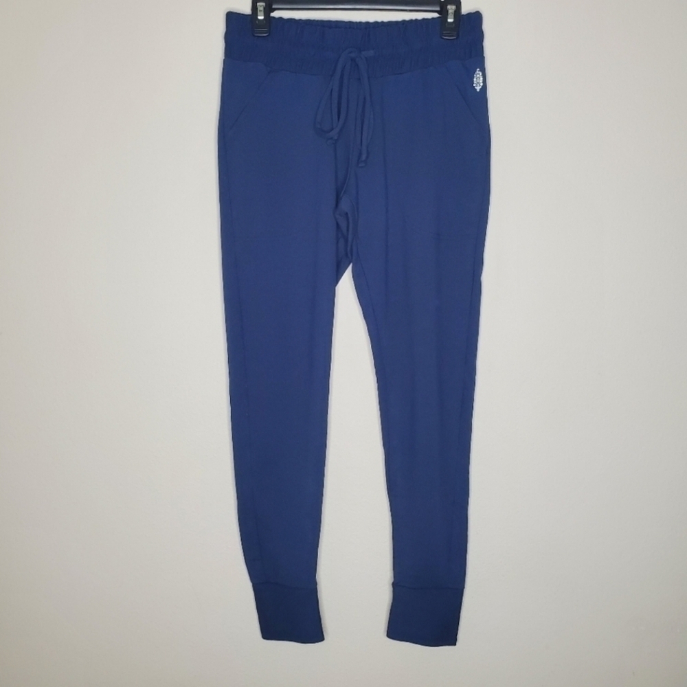 Free People Movement Sunny Navy Blue High Rise Jogger Sweatpants - Picture 3 of 9